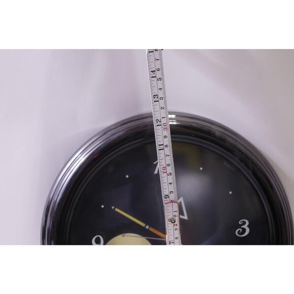 Magic 8 Ball, Wall Clock, Black, Round, Quartz, Wall Decor, ~ 251117-WH 849 - Picture 3 of 3